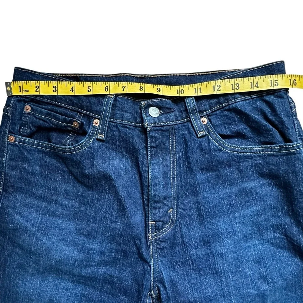 Levi's 505 Regular Fit Straight Leg Jeans - Dark‎ Wash - 32x32